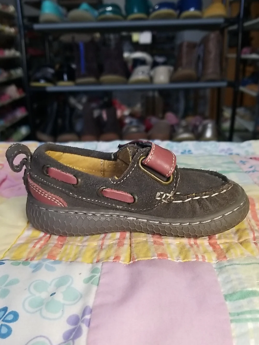 Livie & Luca Cobbler Collection Suede And leather Loafers Size 4
